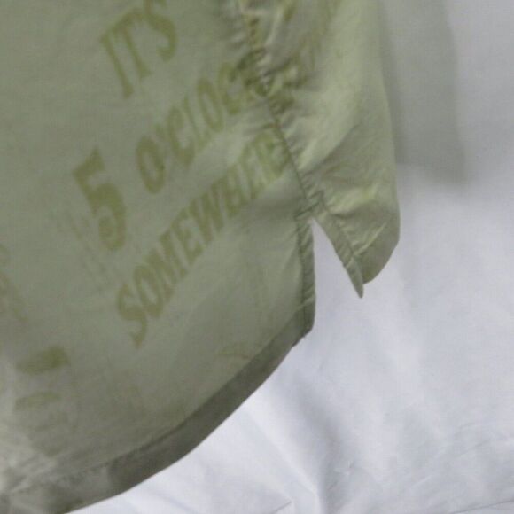 Big Dogs Hula Cocktail Shirt Size 4X Border Print Hawaiian Aloha - Picture 3 of 13